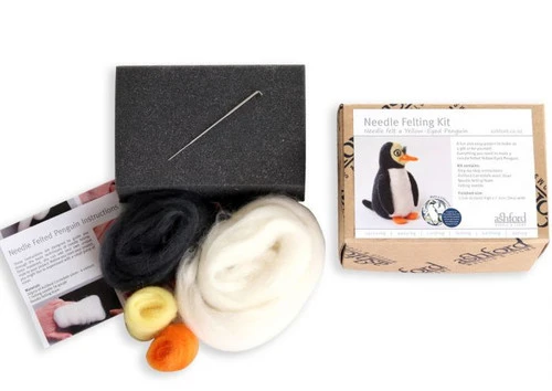 Ashford Needle Felting Kit - Penguin 4 Ashford Needle Felting Kit - Penguin - Image 2