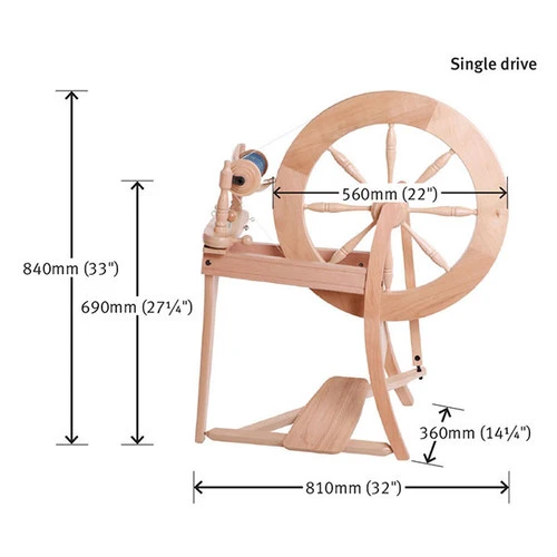 Ashford Traditional Spinning Wheel - Single Drive 4 Ashford Traditional Spinning Wheel - Single Drive - Image 2