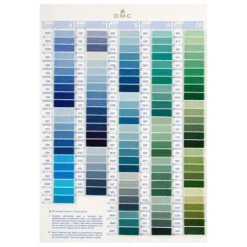 DMC Thread Color Card 9 DMC Thread Color Card -BEKA Shop DMC Color Card 51562.1589300044