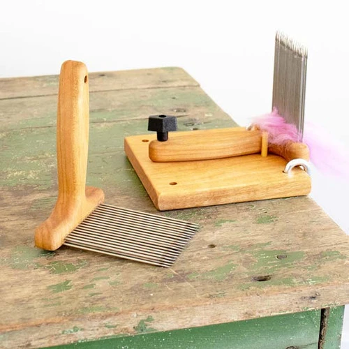 Cherry Wool Comb Set 5 Cherry Wool Comb Set - Image 3