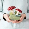 Sculpting With Wool Needle Felting Kit - Forest Toadstools -BEKA Shop FSS SWW 28 87524.1697298536