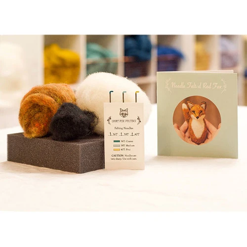 Felted Red Fox Kit 4 Felted Red Fox Kit - Image 2