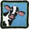 Complete Coaster Rug Hooking Kit - Cow -BEKA Shop MMF COA 002 22866.1665586249