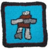 Complete Coaster Rug Hooking Kit - Inuksuk -BEKA Shop MMF COA 005 83702.1665587309