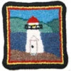 Complete Coaster Rug Hooking Kit - Lighthouse 2 Complete Coaster Rug Hooking Kit - Lighthouse -BEKA Shop MMF COA 006 21691.1665587382