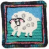 Complete Coaster Rug Hooking Kit - Sheep -BEKA Shop MMF COA 009 86350.1665588878
