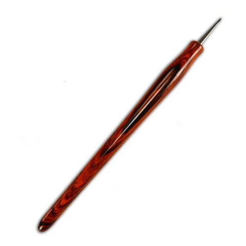Nancy Miller Hook - Pencil Cocobolo Handle 3 Nancy Miller Hook - Pencil Cocobolo Handle