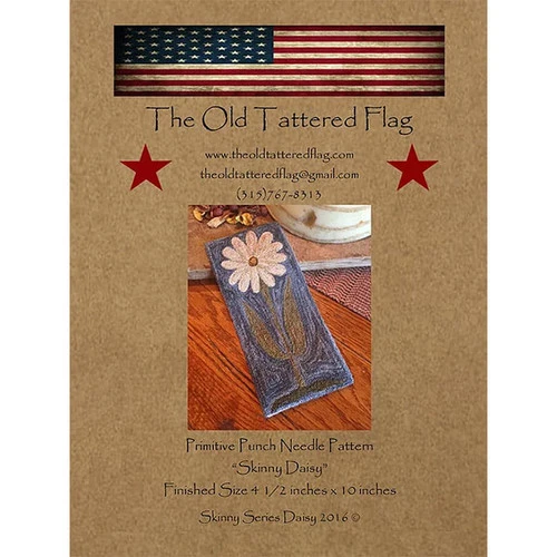 Punch Needle Pattern - Skinny Daisy 3 Punch Needle Pattern - Skinny Daisy