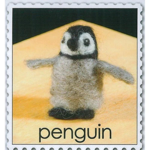 WoolPets Needle Felting Kit - Penguin 3 WoolPets Needle Felting Kit - Penguin