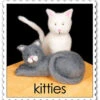 WoolPets Needle Felting Kit - Kitties 1 WoolPets Needle Felting Kit - Kitties -BEKA Shop SHA KIT 50398.1567294185