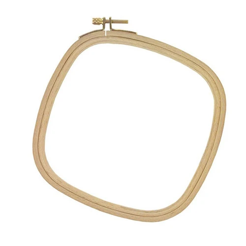 Square Wood Embroidery Hoop - 8" 3 Square Wood Embroidery Hoop - 8"