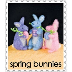 WoolPets Needle Felting Kit - Easter Bunnies
