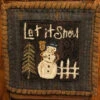 Punch Needle Kit - Let It Snow Man -BEKA Shop TPT PN 274 16422.1591041528