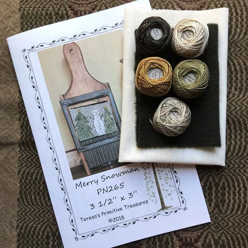 Punch Needle Kit - Merry Snowman 4 Punch Needle Kit - Merry Snowman - Image 2