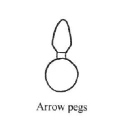 Texsolv Straight Pegs -BEKA Shop Texsolv Straight Pegs Arrow Head 3 00364.1557239949