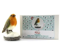 World Of Wool Felting Kit - Robyn The Robin -BEKA Shop WOW RRNFK 2 39217.1575488797