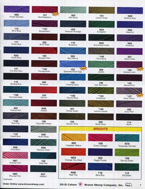 Brown Sheep Nature Spun Worsted Weight Yarn 4 Brown Sheep Nature Spun Worsted Weight Yarn - Image 3