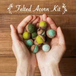 Felted Acorn Kit 7 Felted Acorn Kit -BEKA Shop feltedacornkit 37842.1557241006
