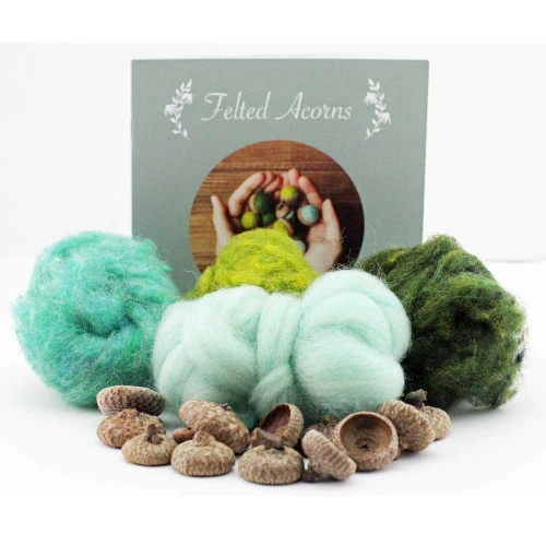 Felted Acorn Kit 4 Felted Acorn Kit - Image 2